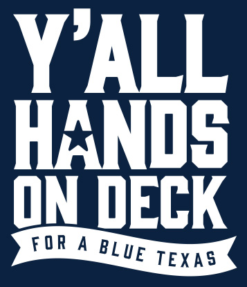 Y'all hands on deck for a blue Texas